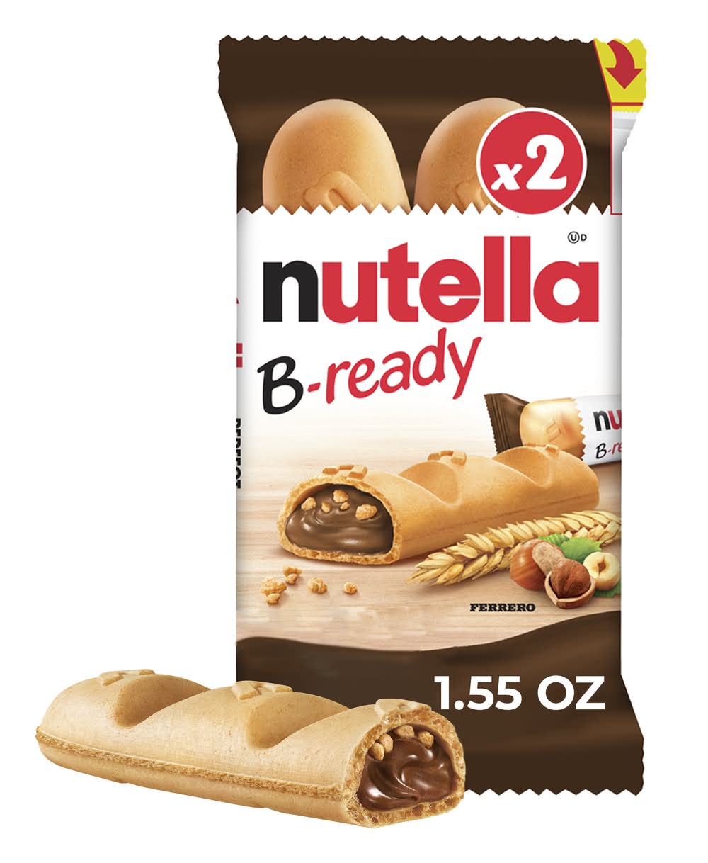 Nutella B Ready Crispy Wafer, Hazelnut Cocoa (1.55 oz)