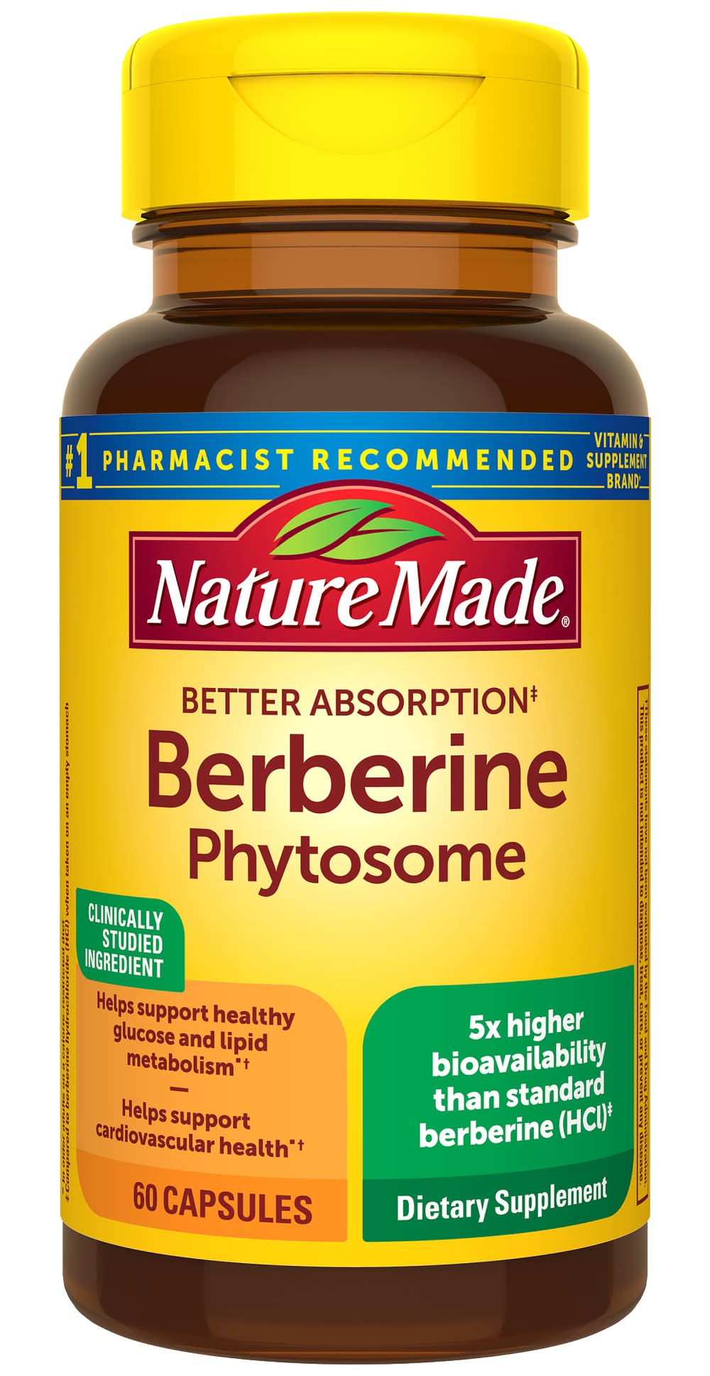 Nature Made Berberine Phytosome Capsules (60 ct)