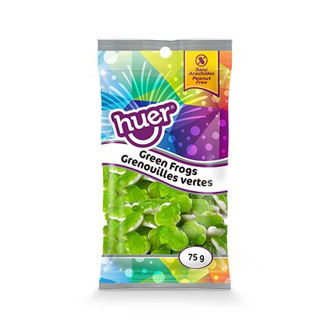 Huer Green Frogs 75g (Pocket Pals)