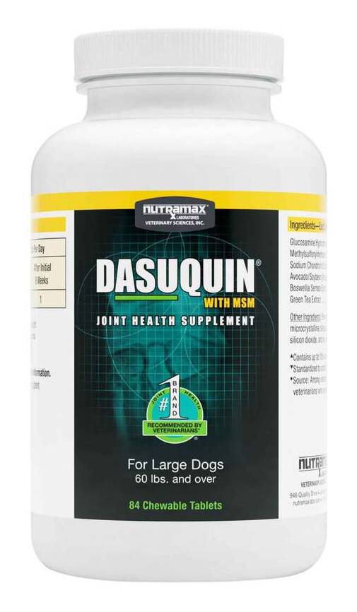 Nutramax Laboratories Dasuquin With Msm Chewable Tablets For Dogs (84 ct)
