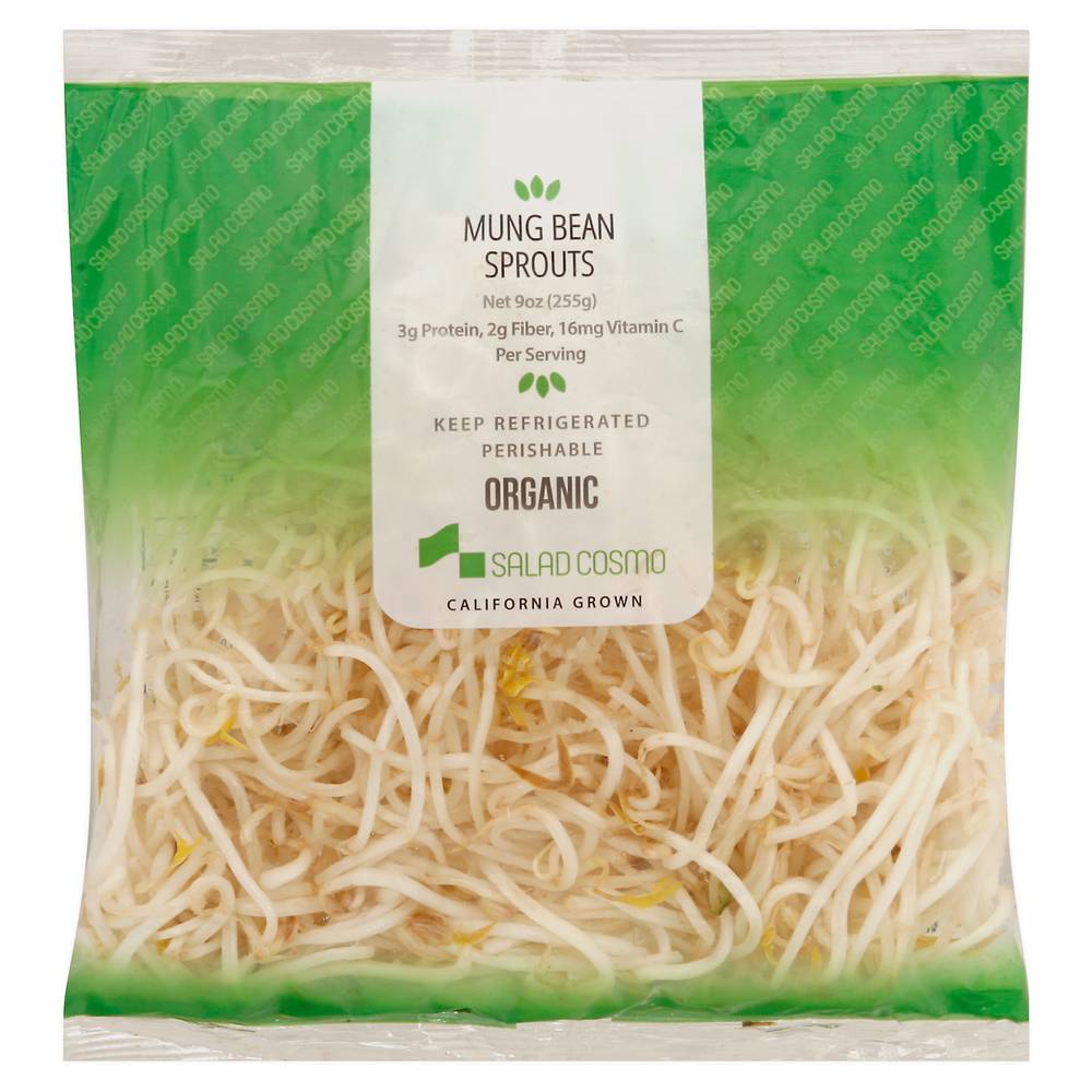 Salad Cosmo Organic Mung Bean Sprouts (9 oz)