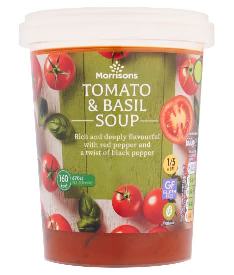 Morrisons Tomato & Basil Soup (600g)
