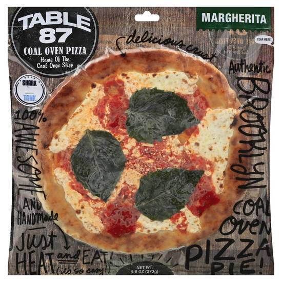 Table 87 Margherita Coal Oven Pizza