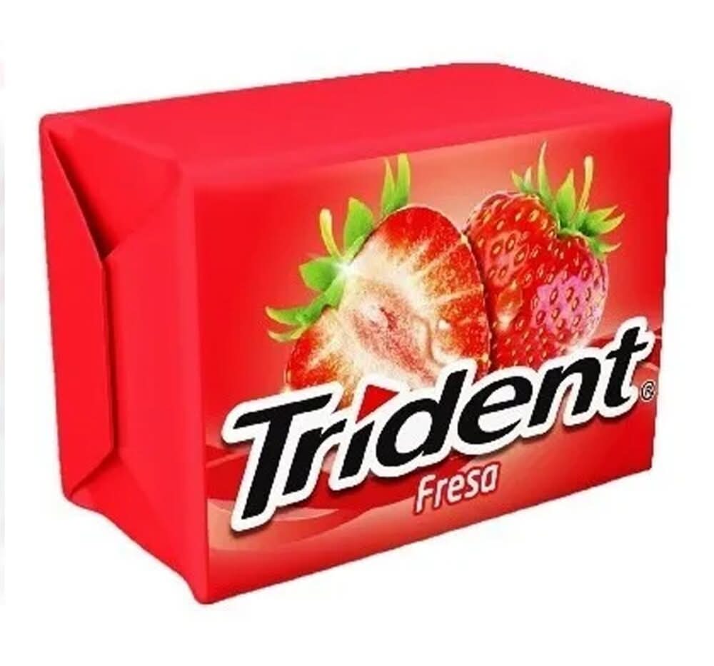 Trident · 4S goma de mascar sin azúcar, fresa (5,2 g)