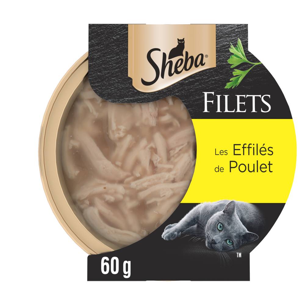 Sheba - Filets les effilés de poulet pour chat