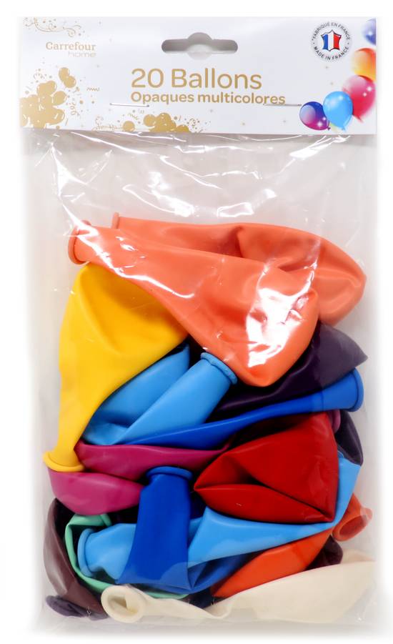 Carrefour Home - Ballons en latex (multicolores)