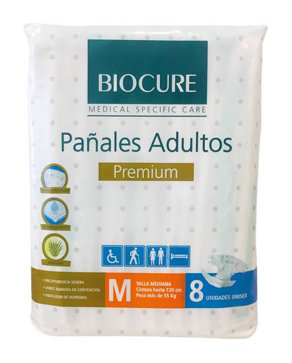 Pañales adulto talla M BIOCURE