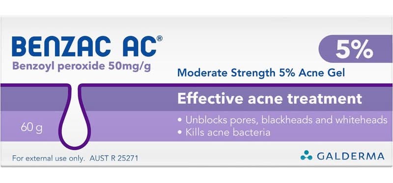 Benzac AC Gel 5% 60g