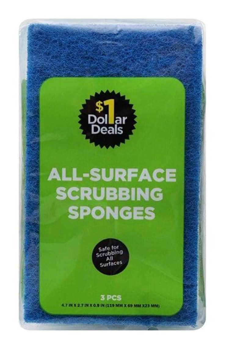 Dg Home All-Surface Scrubbing Sponges 3 Ct