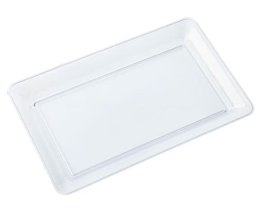 Celebrate It Rectangle Tray, 11" x 18", Clear (6 ct)