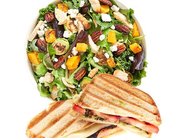 Salad and Panini