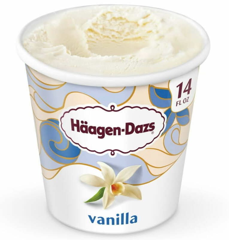 Haagen-Dazs Vanilla Ice Cream 14oz