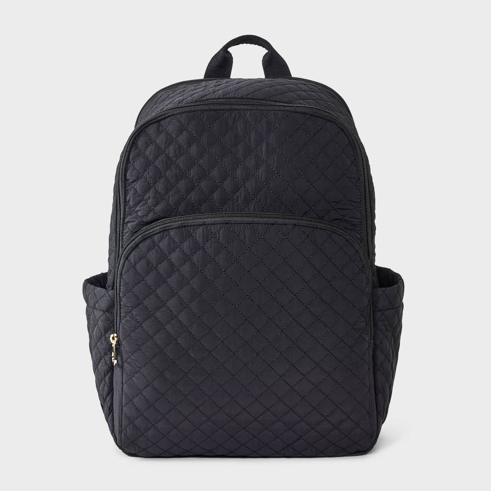 Universal Thread Quilted Dome Backpack, Black