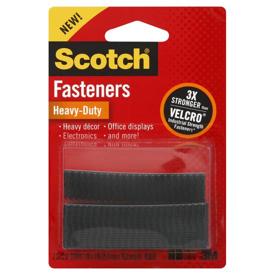 Scotch Black Heavy Duty Fasteners