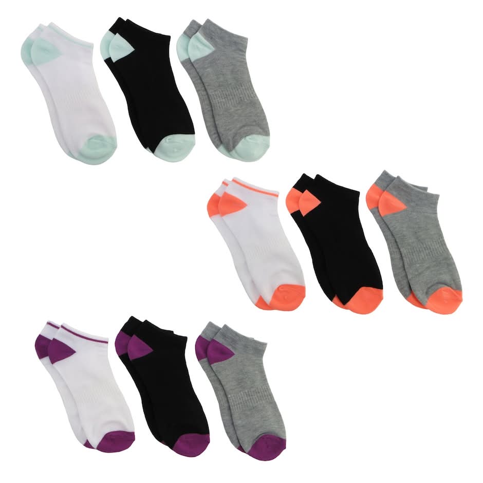 Juncture Athletic Low Cut Socks, Women, 8-14 (3 ct)