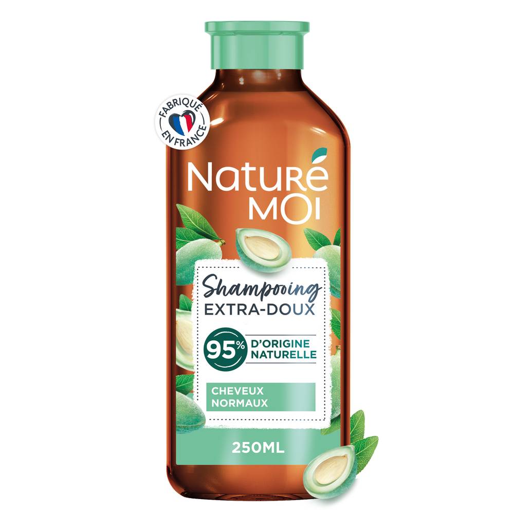 Naturé Moi - Shampooing extra doux brillance à l'extrait d'amande douce bio ( 250 ml)