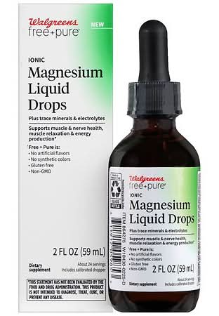 Walgreens Free & Pure Ionic Magnesium Liquid Drops (2 fl oz)