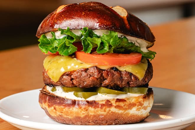 Ghost Pepper Popper Burger