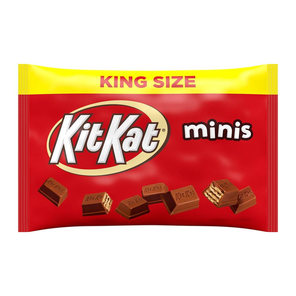 KitKat King Size Unwrapped Minis Milk Chocolate Crisp Wafers (2.2 oz)