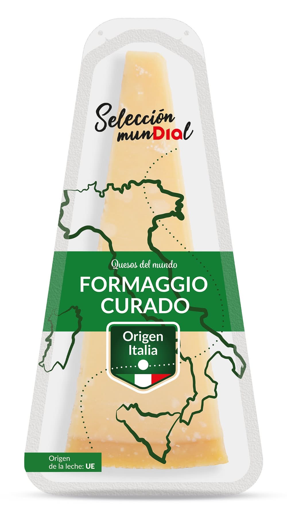 Queso Curado Italiano Dia Selección Mundial Bandeja 200 G