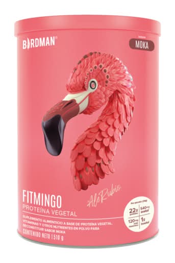 Birdman · Fitmingo suplemento alimenticio a base de proteína vegetal, moka (510 g)