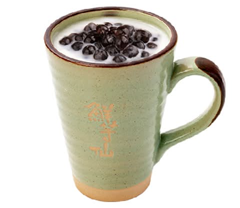 Hot Boba Almond Drink