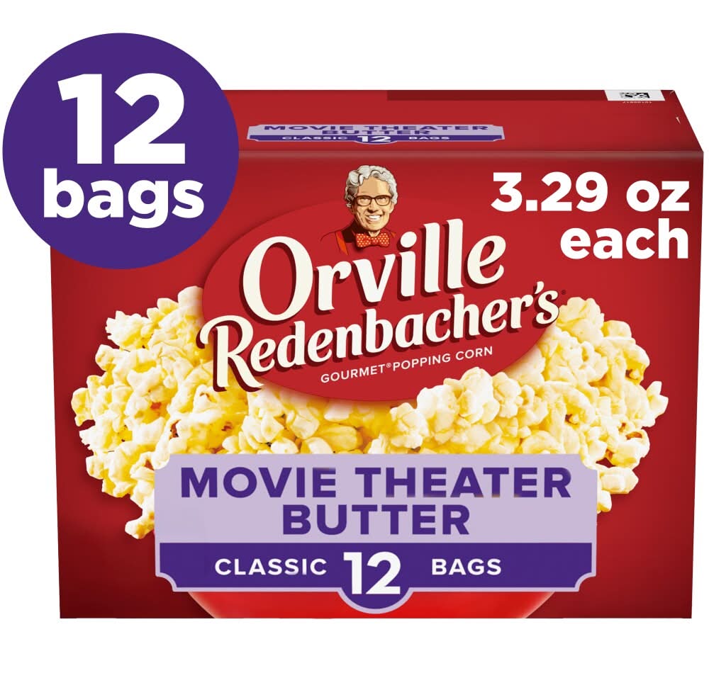 Orville Redenbacher’s Movie Theater Butter Popcorn Microwave Popcorn