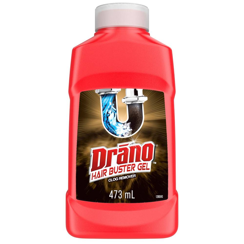Drano Hair Buster Gel Drain Cleaner & Clog Remover (473 ml)