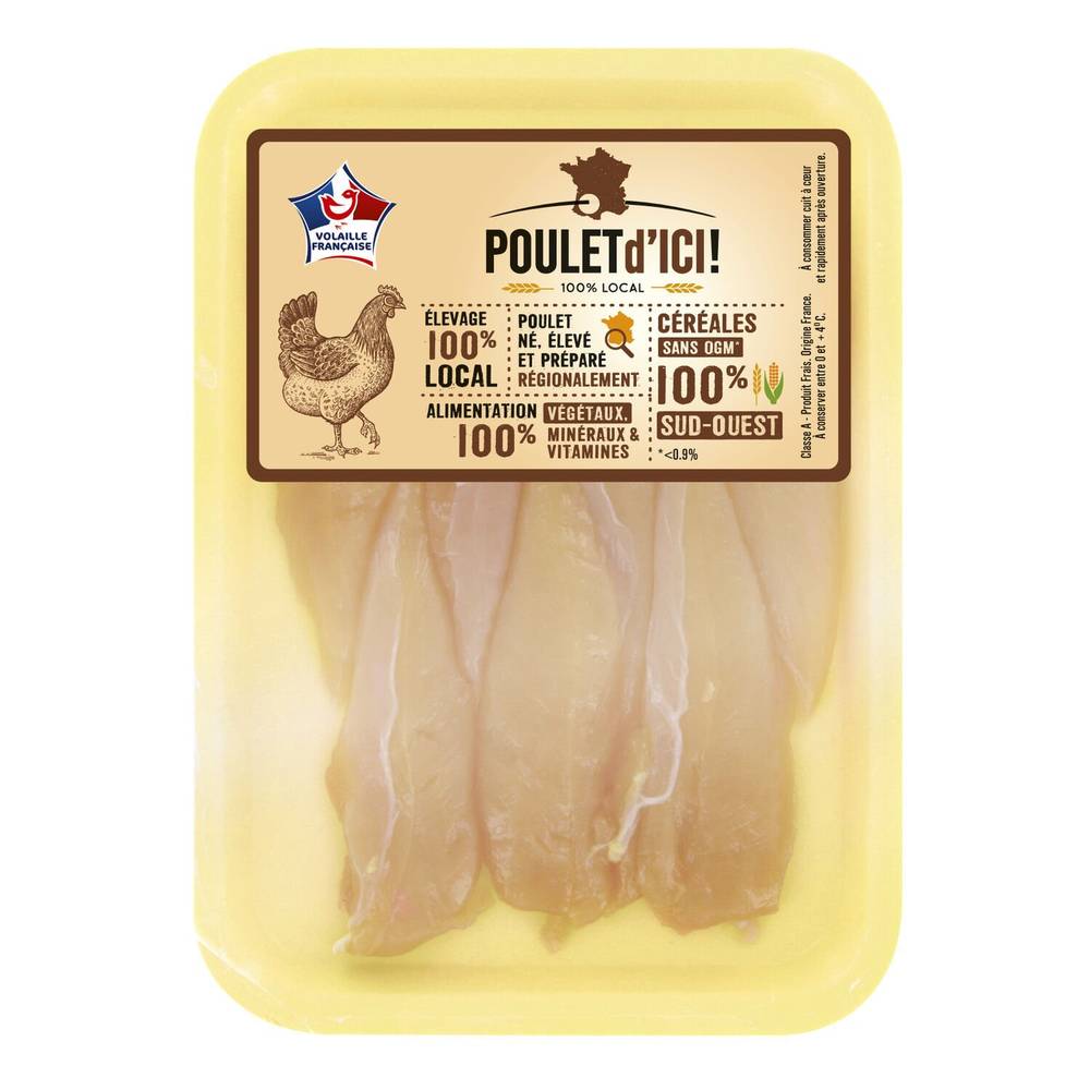 Poulet d'Ici - Aiguillette de poulet jaune