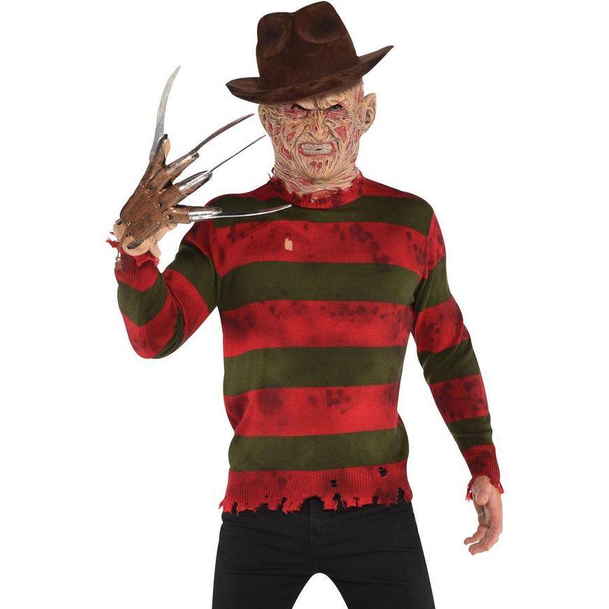 Adult Freddy Krueger Sweater Deluxe - A Nightmare on Elm Street - Size - S/M