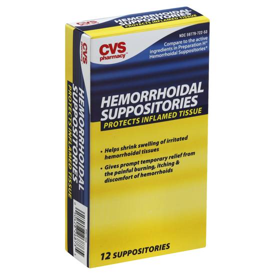 Cvs Pharmacy Hemorrhoidal Suppositories