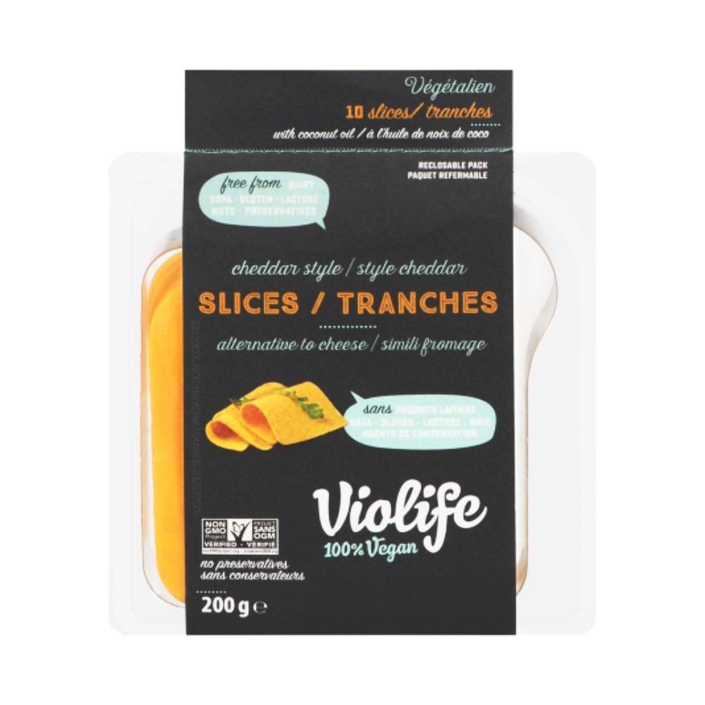 Violife Vegan Cheddar Style Slices (200 g)