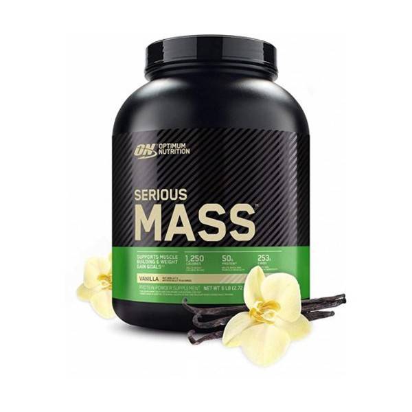 Optimum Nutrition Serious Mass Protein Powder, Vanilla (6 lbs)