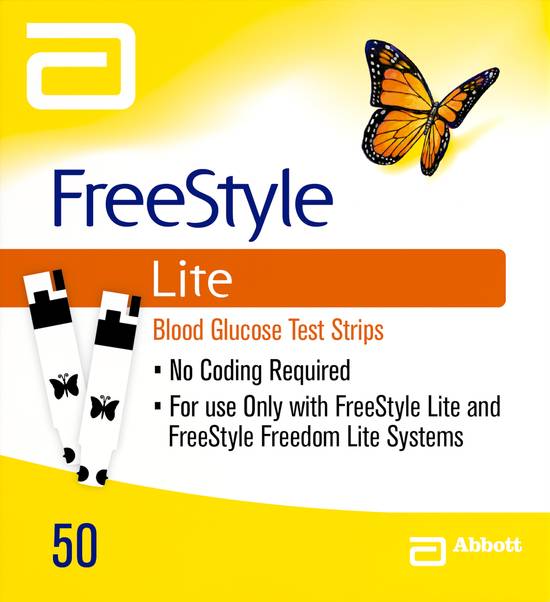 FreeStyle Lite Test Strips, 50CT