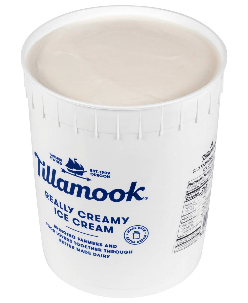 Tillamook Ice Cream, Vanilla (384 fl oz)