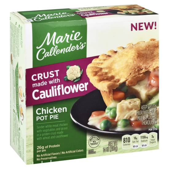 Marie Callender's Crust With Cauliflower Chicken Pot Pie