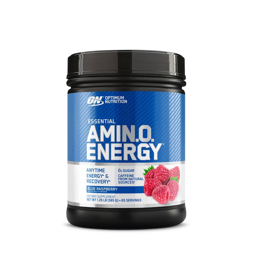 Optimum Nutrition Essential Amino Energy Dietary Supplement (blue raspberry)