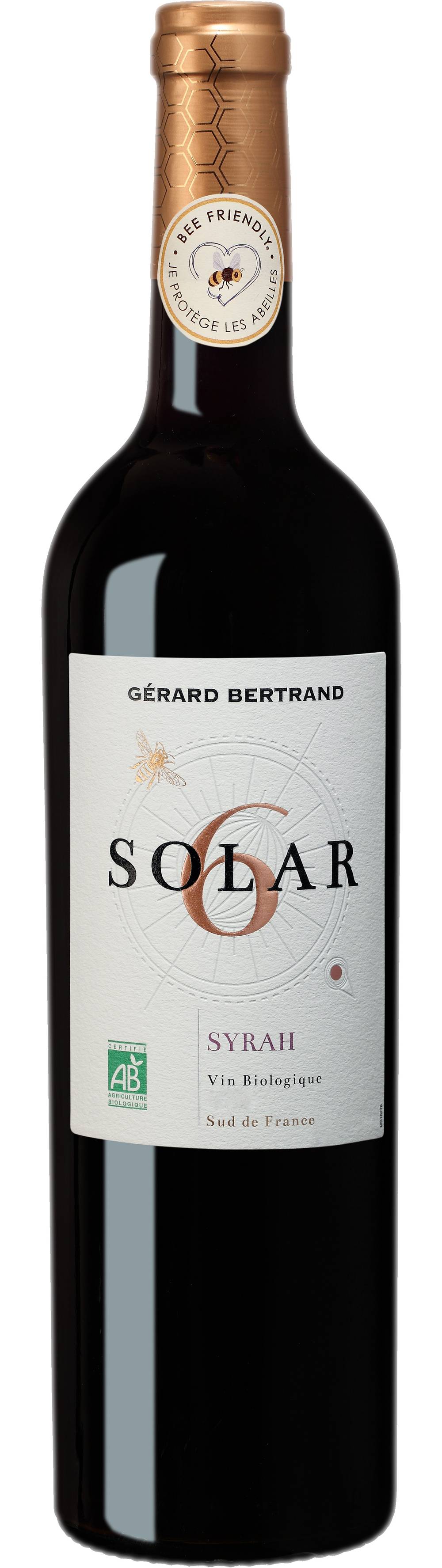 Gerard Bertrand Solar 6 - Syrah rouge vin biologique (750 ml)