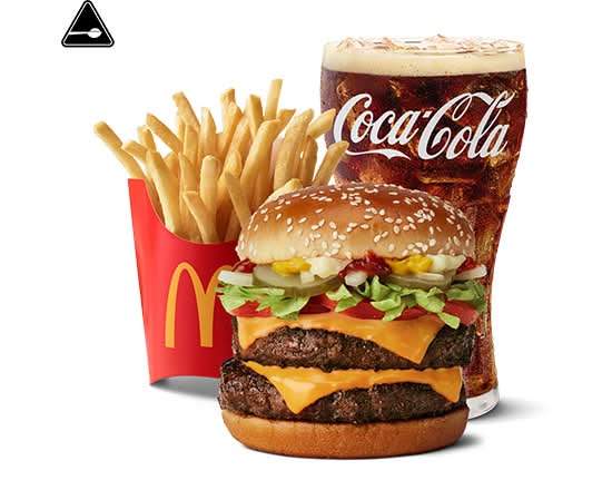 Double Quarter Pounder® with Cheese Deluxe Meal