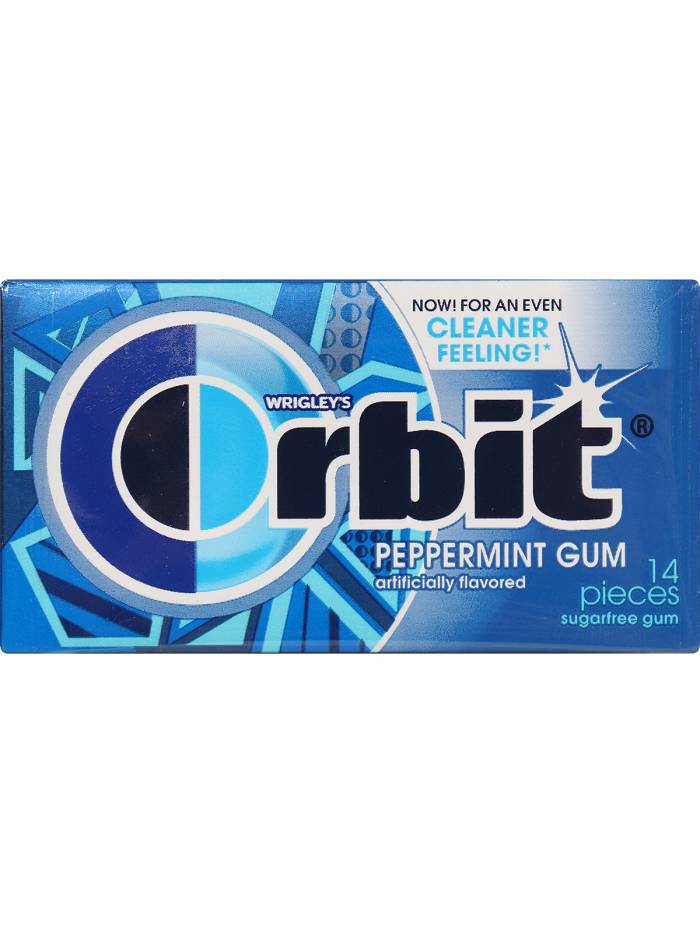 Orbit Pepermint Sugar Free Gum 14pc