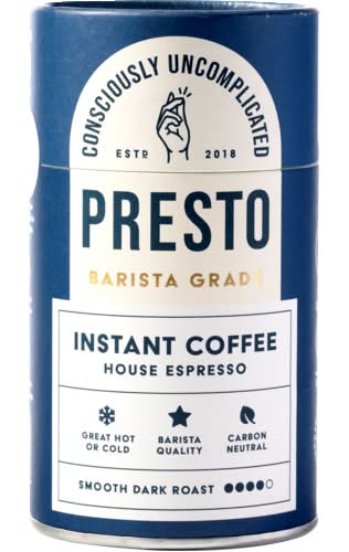 Presto Coffee Dark Roast House Espresso Instant Coffee