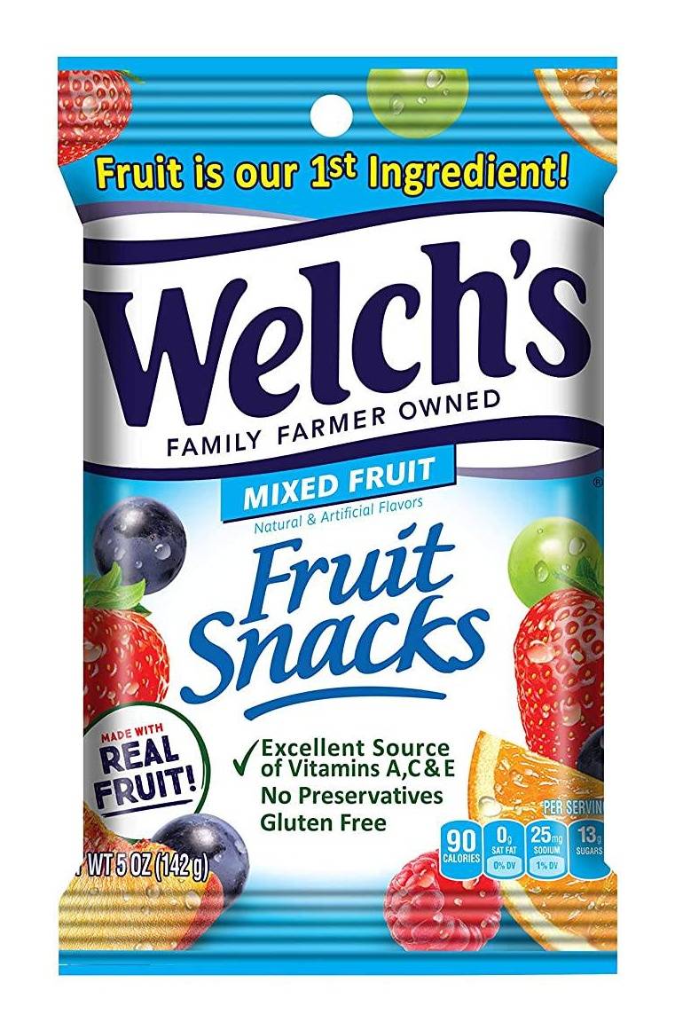 WELCH'S FRUIT SNACKS  5OZ