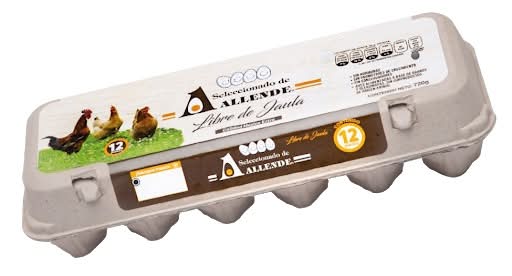 Seleccionado de Allende · Huevo blanco libre de jaula (12 un)