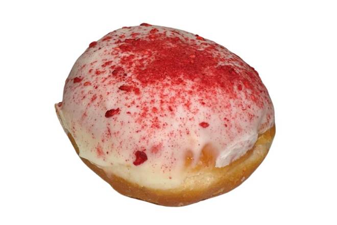 Raspberry Creme Round Donut