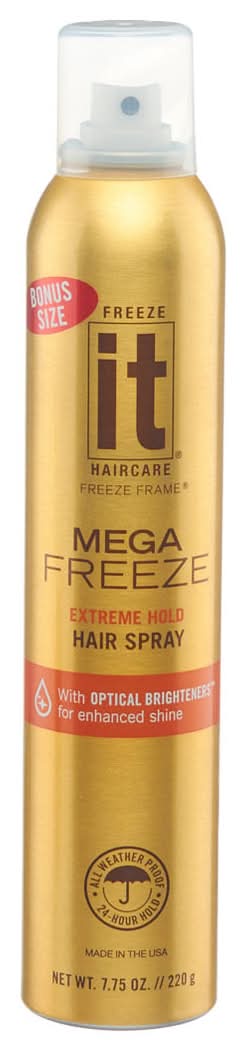 Freeze It Mega Freeze Extreme Hold Hair Spray 7.75 Oz