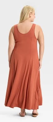 ava and viv maxi dress Women's Knit Maxi A-Line Dress