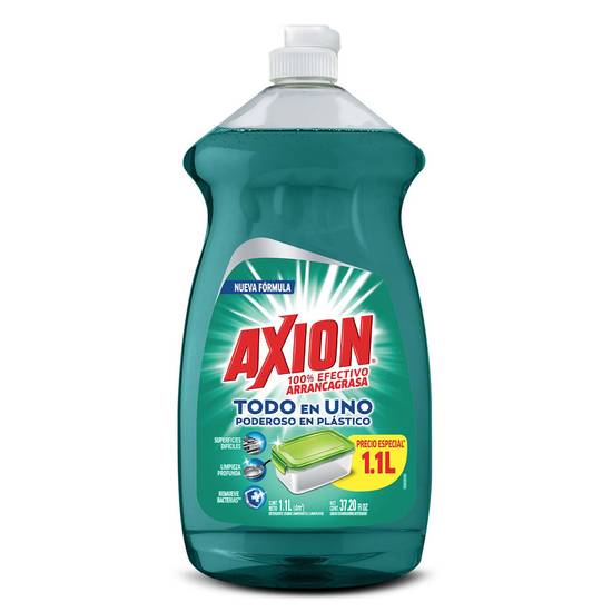 Axion lavatrastes líquido para plásticos (botella 1.1 l)