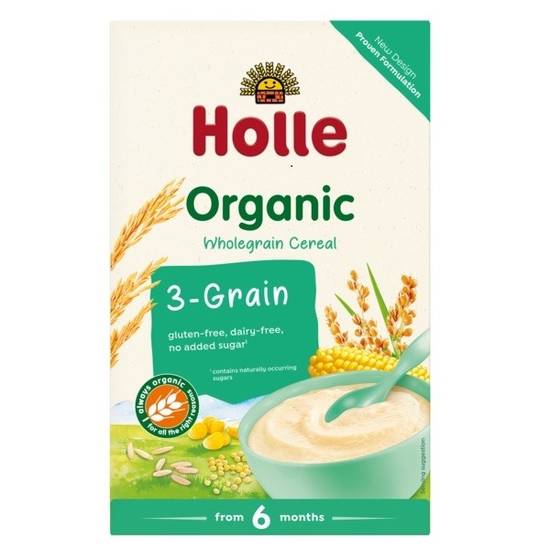 Holle Organic Wholegrain Cereal 3 Grain Poridge (250 g)