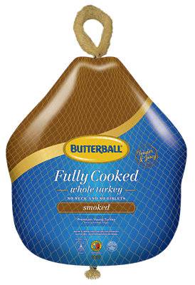 Butterball Whole Turkey Smoked Frozen - Weight Between 6-10 Lb