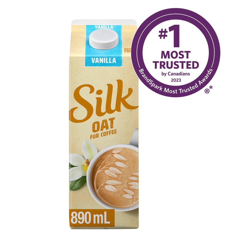 Silk Oat Coffee Creamer, Vanilla (890 ml)